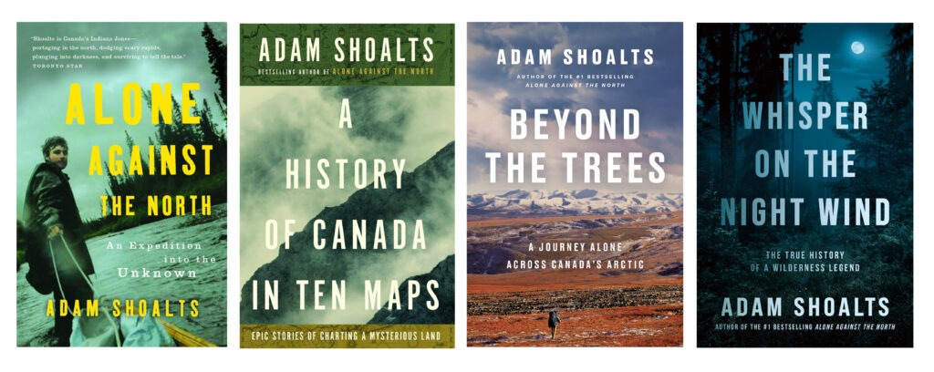 Non-fiction books by best selling author Adam Shoalts